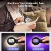 imageHayve Digital Magnifying Glass with 2 IPS Screen 100X Magnifying Glass with Light Coin Magnifier for Jewelers Loupe White amp Purple Lights Windows Compatible2inch Black